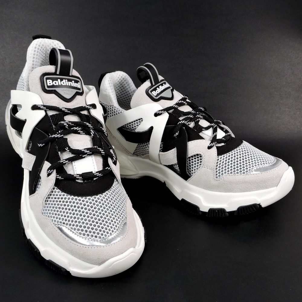 BALDININI🇮🇹 WOMEN'S LEATHER SNEAKERS - Picture 7 of 8